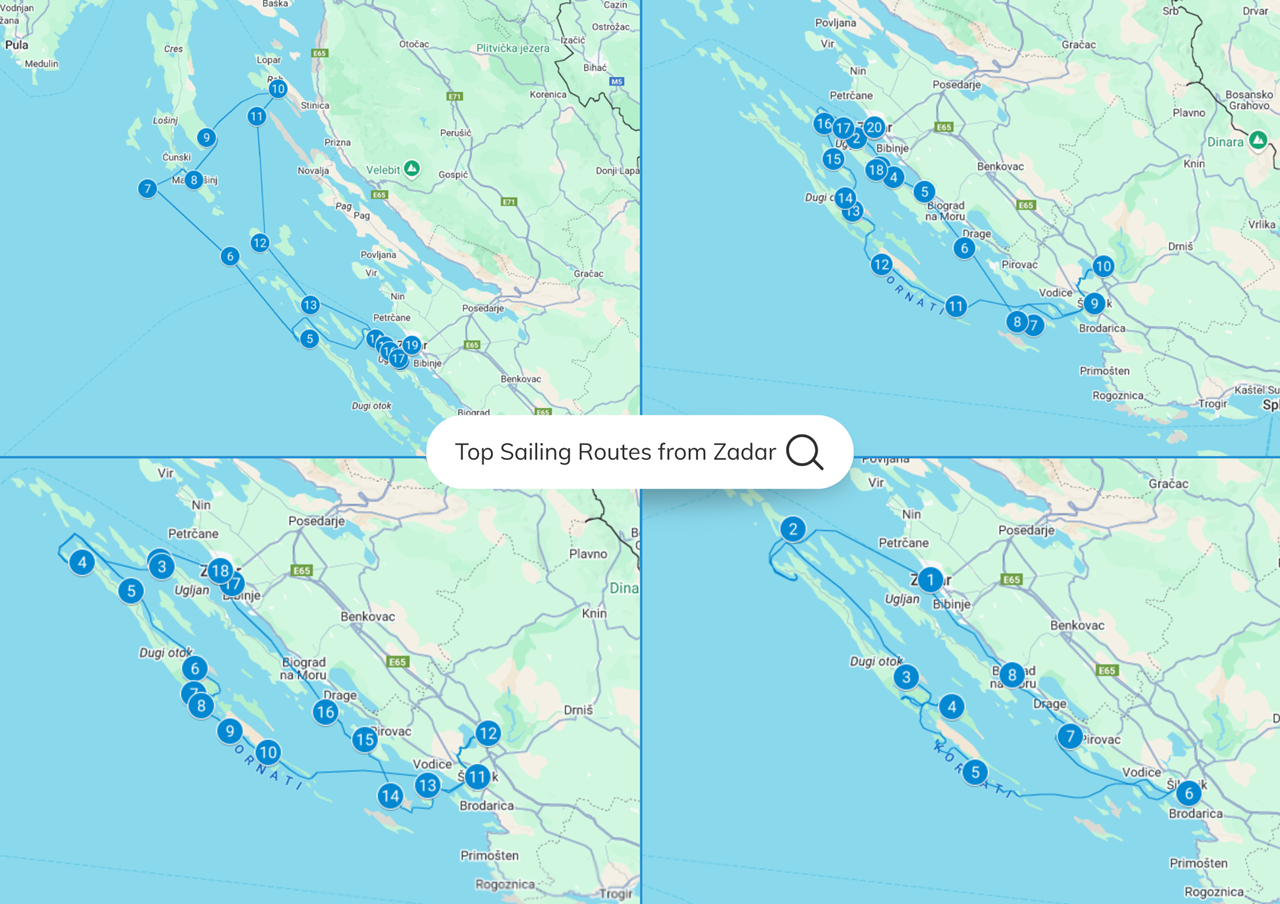 Explore the Adriatic: Top Sailing Routes from Zadar