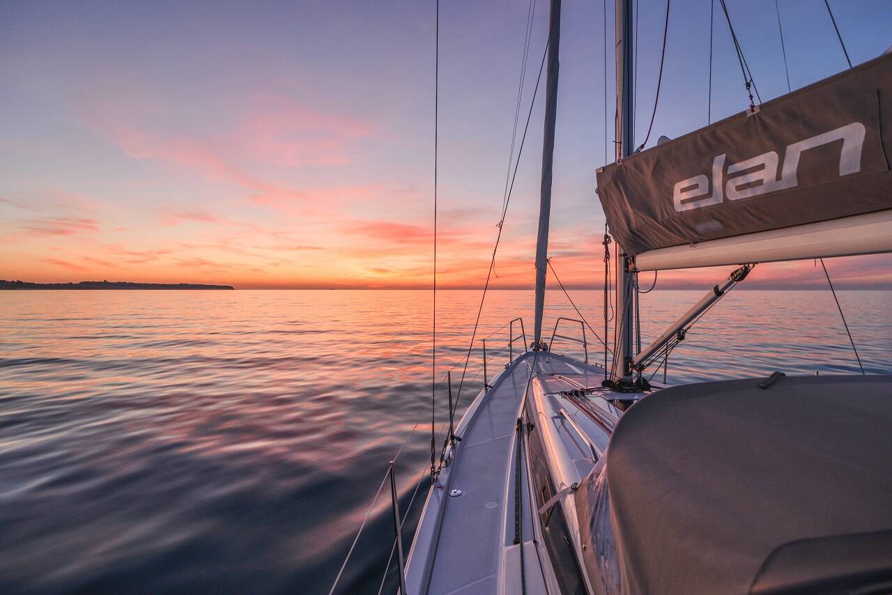 Sail into tangerine sunset with Bruneko Yacht Charter Zadar