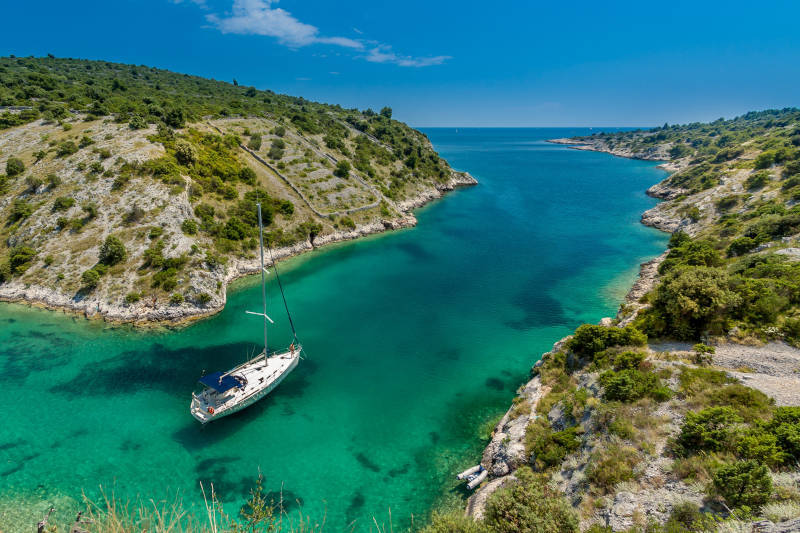 Sailing in Croatia. Photo by @@Sergii Gulenok/Unsplash