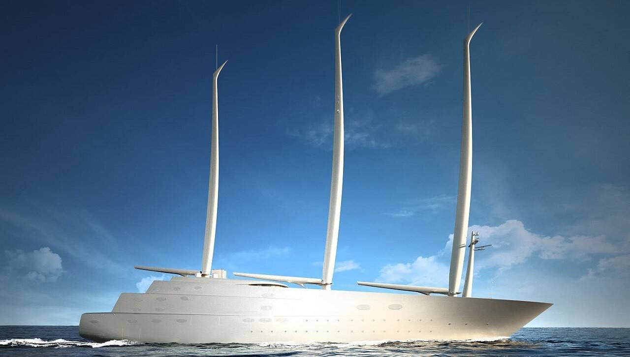 Modern super yacht