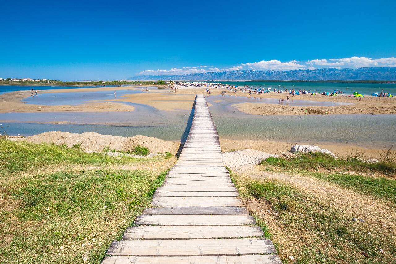 Beach Kraljicina, Nin, Zadar, Croatia